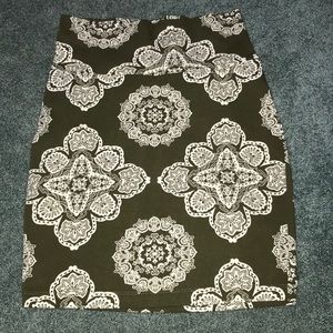 Charlotte Russe patterned skirt